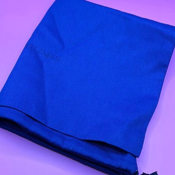 Stuart Weitzman Drawstring Top Large Dust Bag Royal Blue Travel Storage Cover - Picture 1 of 10